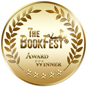 The Book Fest Award Winner Banner in Gold